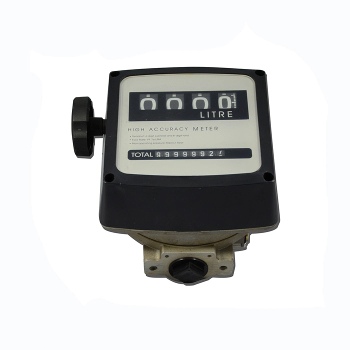 1.5 Inch 40~110 L/Min Aluminum Alloy Material Mechanical Display Flow Meter