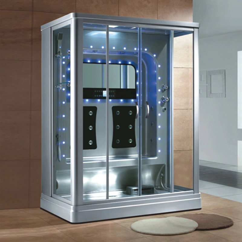 Modern Design Bathroom Prefab Cabin Steam Shower Room 2 Person