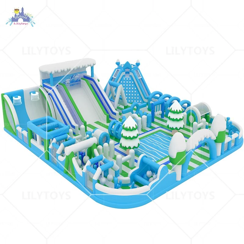 Lilytoys Playground Inflatable Obstacle Course Inflatable Commercial Adult Obstacle Playground Inflatable Theme Park