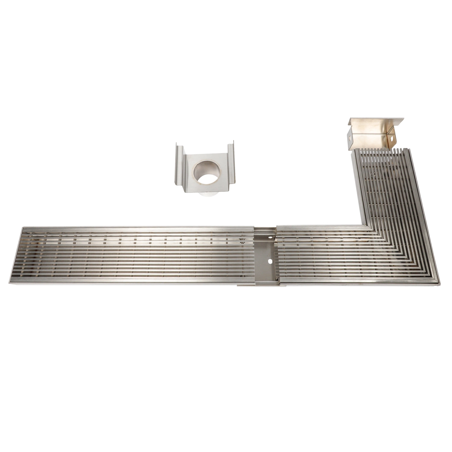 Custom 316 Stainless Steel Outdoor Invisible Strip Linear Floor Drain