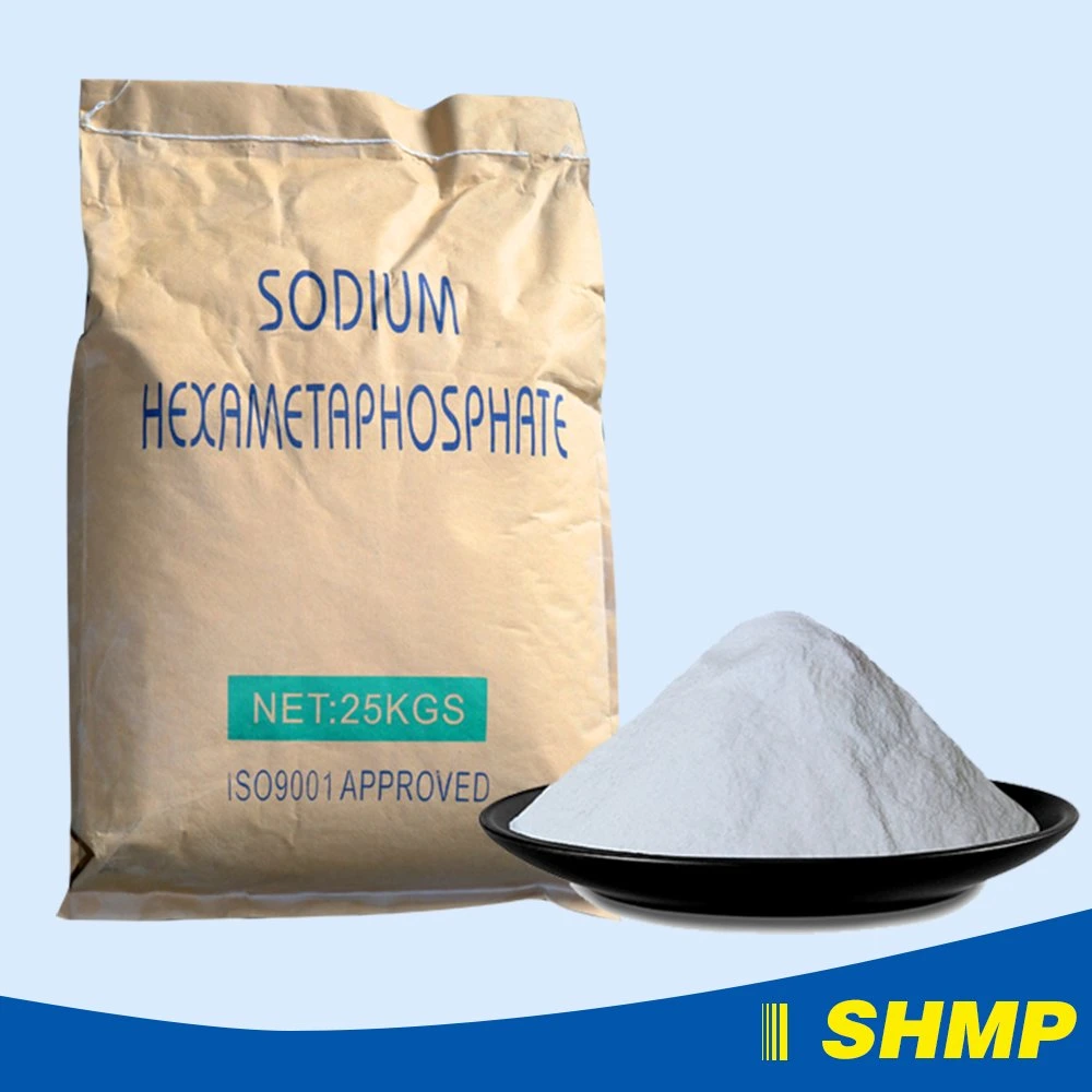 Precio de FOB competitivo de SHMP CAS 10124-56-8 Hexametafosfato de sodio (NaPO3) 6