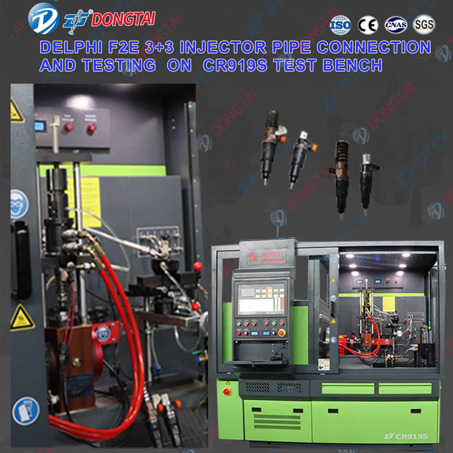 Cr919s All in One Line Multifunctional Common Rail Diesel Fuel Injector and Pump Testing Equipment