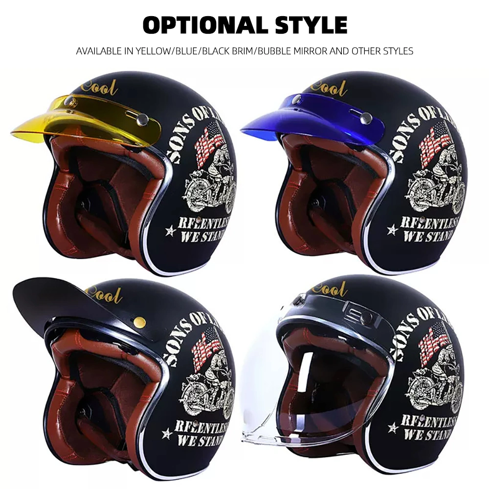 Motor Bike 3/4 Riding for Harley Davidson Motorcycle Accessories Helmets