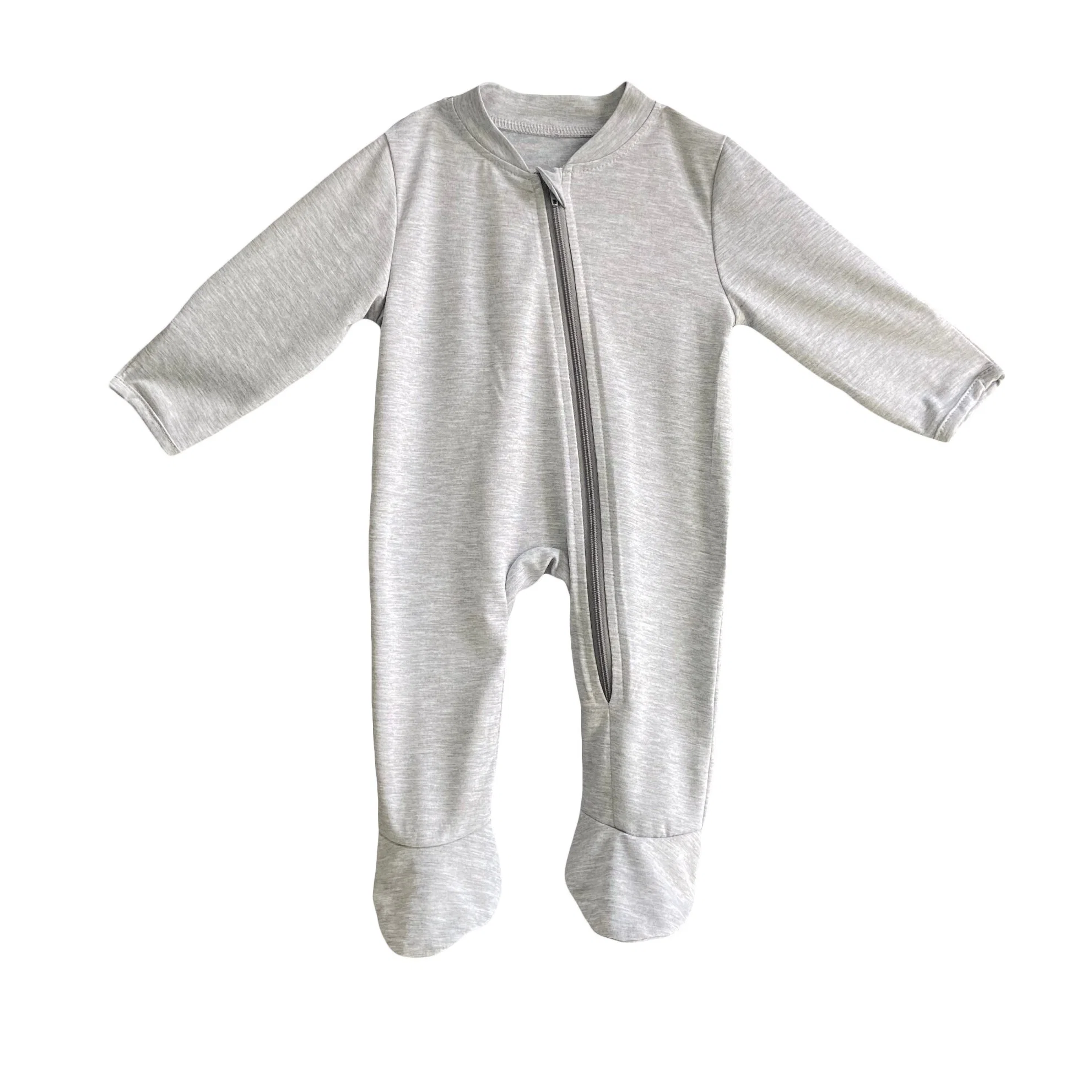 Custom Newborn Baby Boys Children Girls Kids Children Sleepsuit OEM Bamboo Kids Jumpsuit