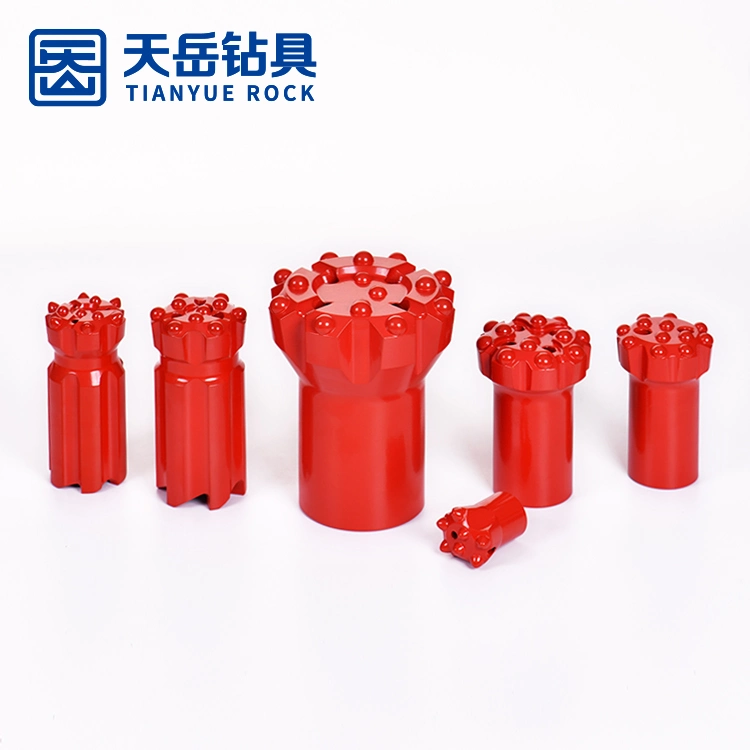 Drilling Stone Spherical Buttons Drill Bit Thread Button Bit for Quarrying