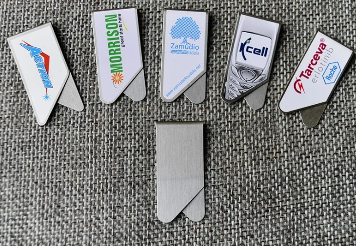 Customized Cheap Metal Bookmark Paper Clips