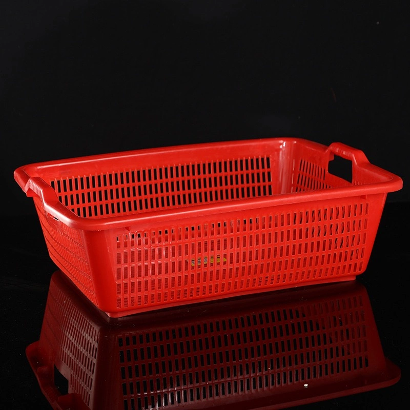 Wholesale/Supplier Rectangular Plastic Basket Fruit Vegetable Storage Bin Crates