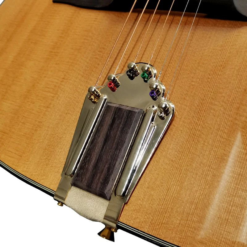 Aiersi superior sólida D el agujero para la venta de guitarra de jazz Gitano