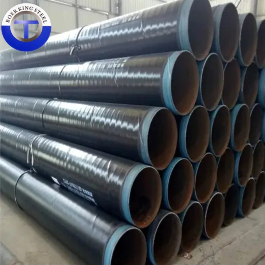 API 5L Gr. B X42 X46 X52 External 3PE Coated Internal Plastic Coating Seamless Steel Pipe