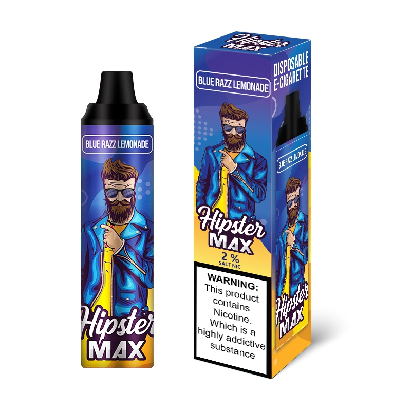 Hipster Max Vente en gros Vape jetable fumeur Vape cigarette électronique
