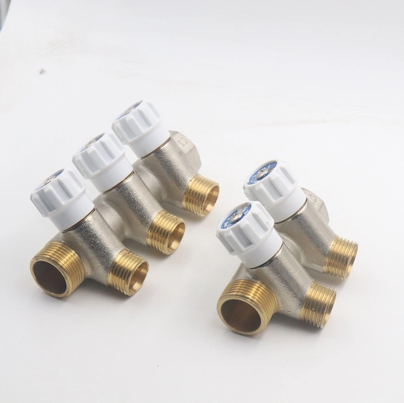 16mm 3 Ways Forged Brass Plumbing Manifold for Multilayer Pipe