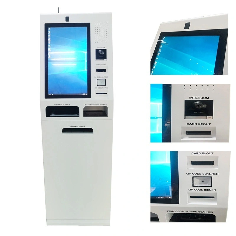 Interactive and Automatic A4 Document Printing and Scanning Kiosk with Stapling Function