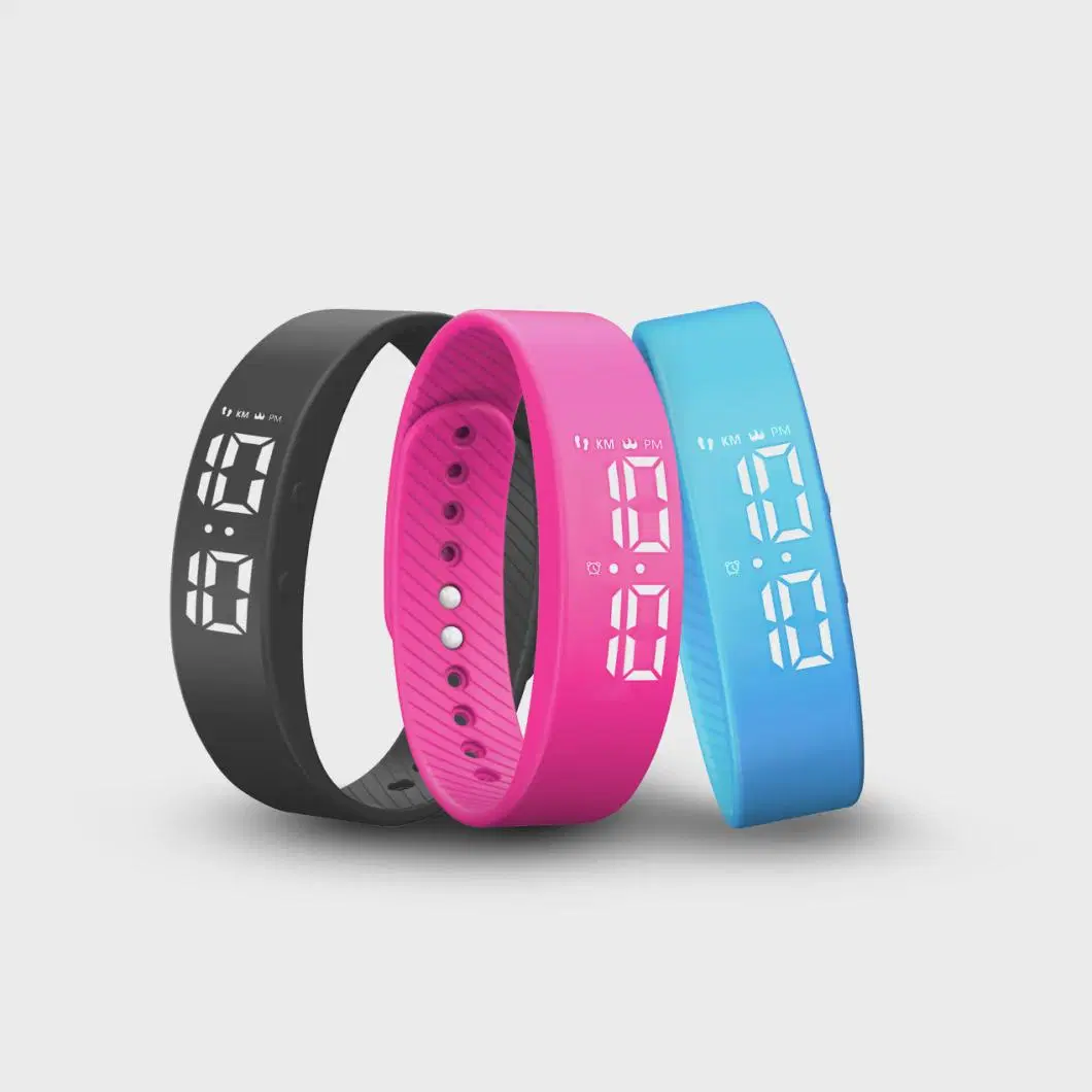 LED Digital Bracelet Smart Wristband Calorie Sports Pedometer Gift