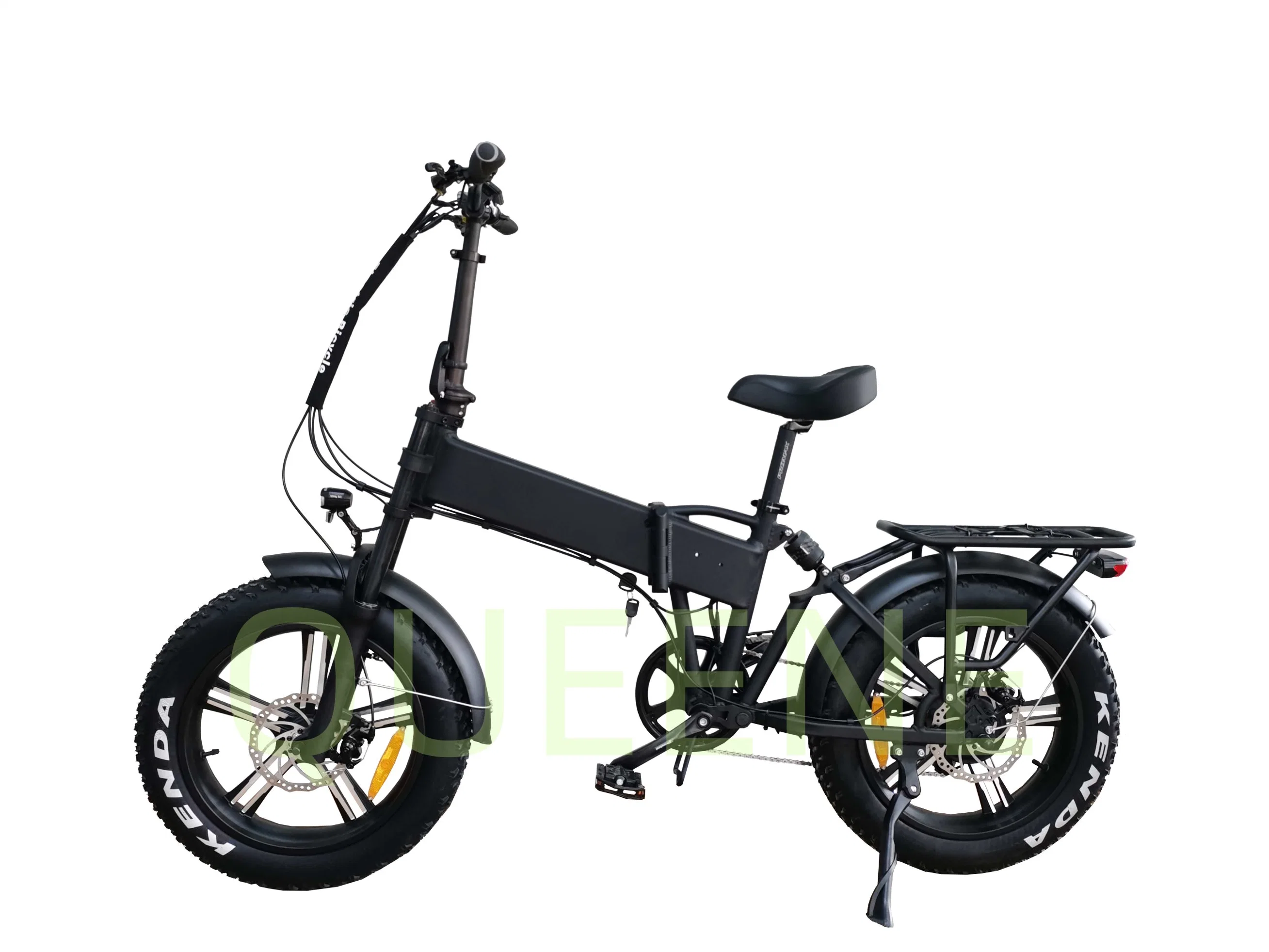 Queene Cheap Price Zhengbu Euy F6 20 Inch 350W 500W 750W 36V 48V 10ah 15ah 20ah Shimano 7 Speed Folding E Bike Fat Tire Electric Bike