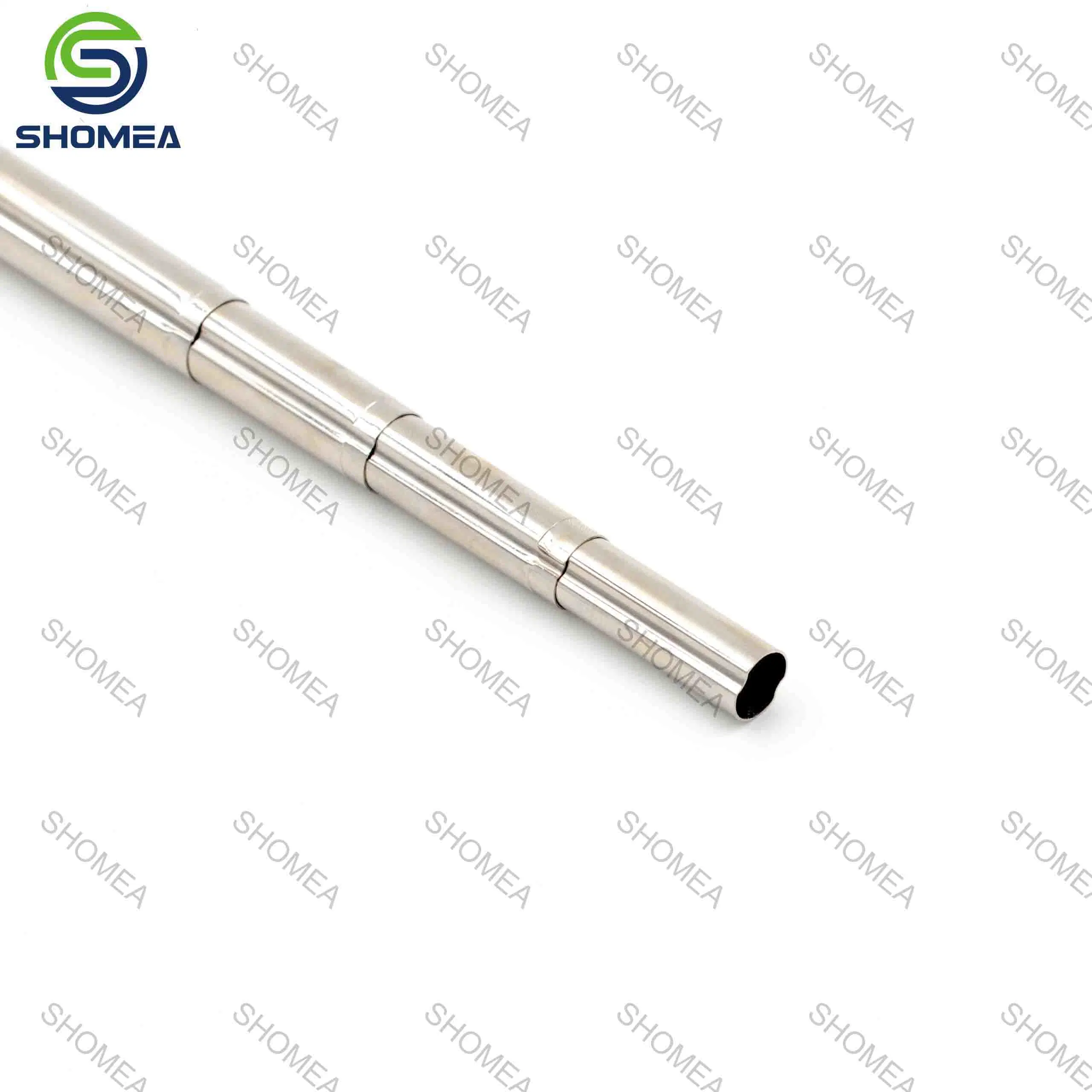 Custom Stainless Steel Telescopic Rod with Double Groove