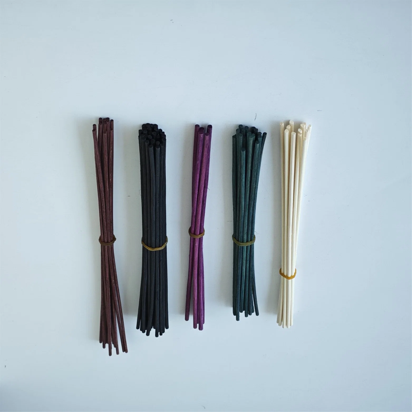 Colorful Black Rattan Reed Diffuser Sticks Essential Oil Aroma Reed Diffuser Sticks