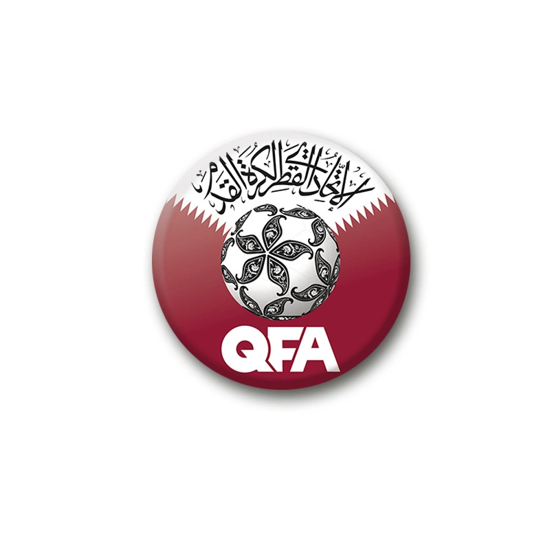 2022 Qatar World Cup Emblem Team Badge Emblem Brooch Souvenir for Football Fans