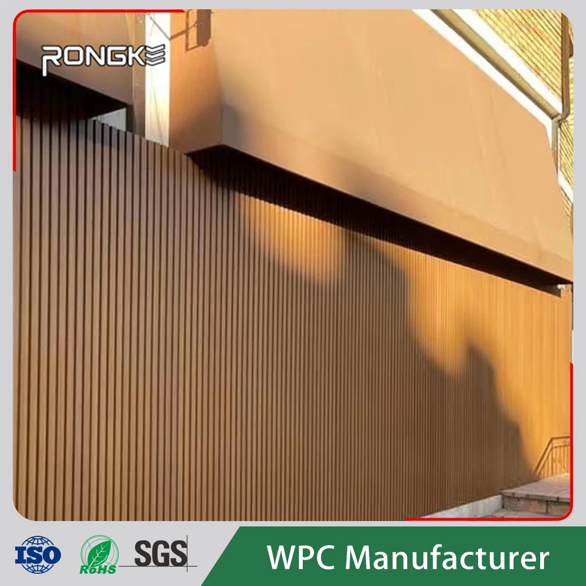 2023 New Design Decor Exterior Wood Plastic Composite WPC Wall Cladding Panel