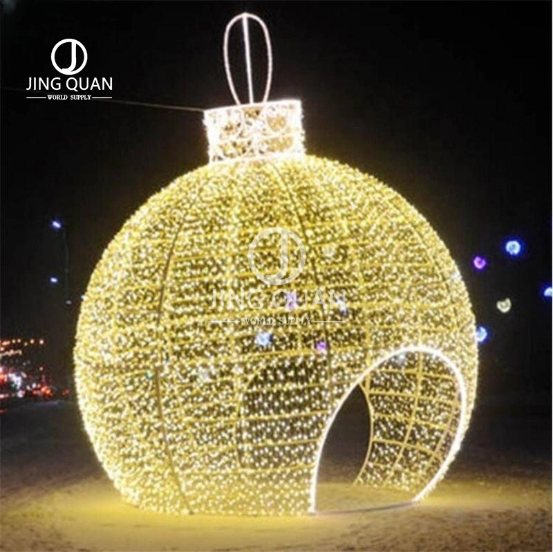 Bunte Deluxe Straßenlampen Fantasy Lights Arch Kugeln Motiv Lichter LED Iron Art Lampen Weihnachten maßgeschneiderte Shopping Mall Dekore