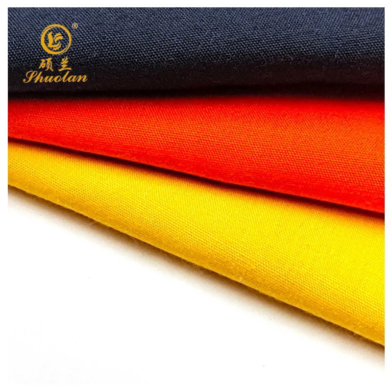 T/C 20*16 128*60 57"/58"Polyester Cotton Twill Workwear Uniform Fabrics and Anti-Static Fabrics