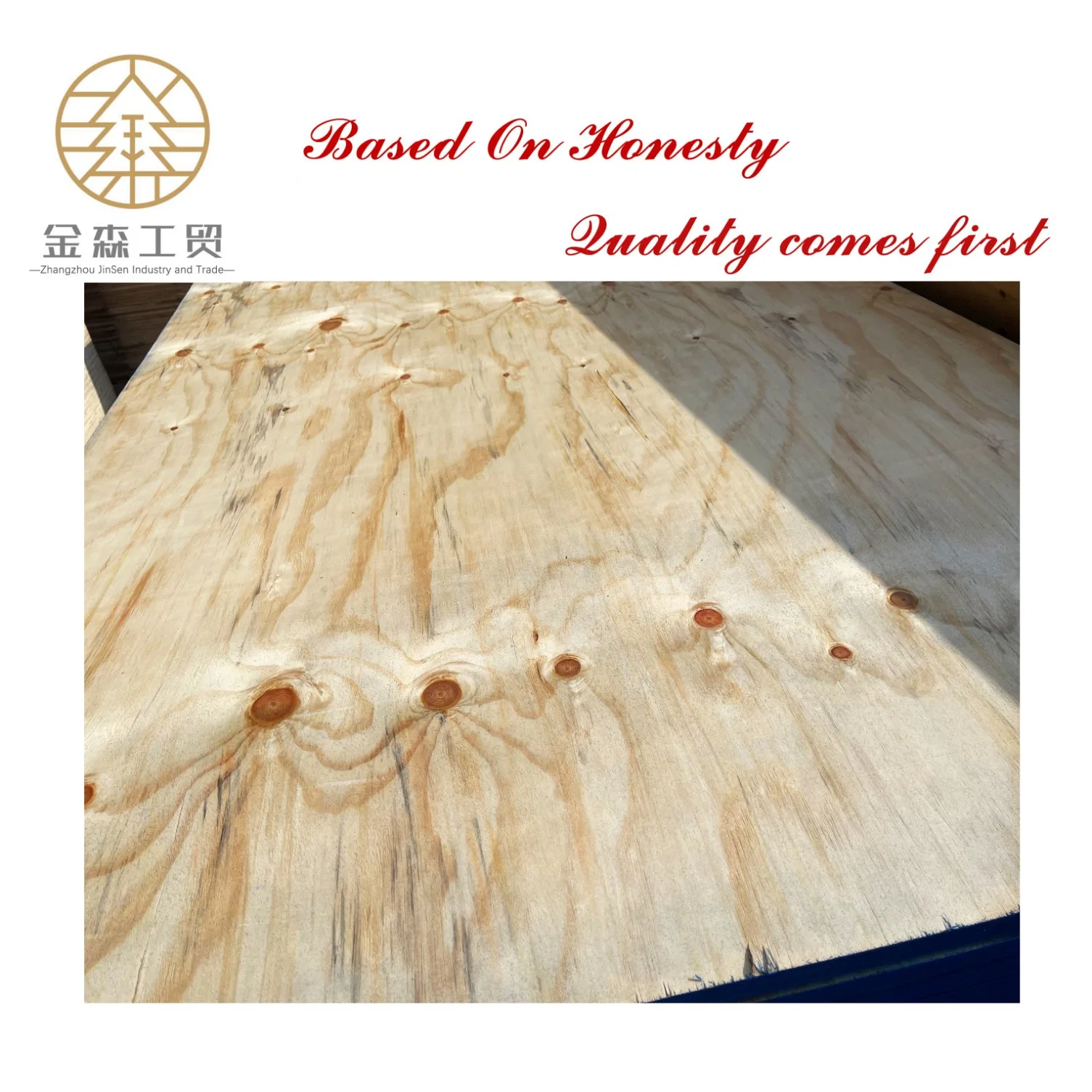 18mm Thickness WBP Glue Pine Core CDX Structural Plywood for Construction