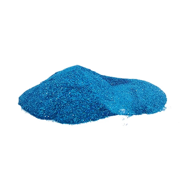 Umweltfreundliche Großgroßgroßgroßteil Laser Blue Glitter Powder für DIY Handwerk Dekoration