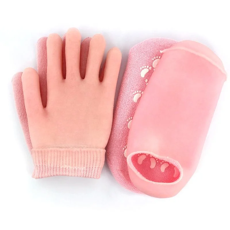 Moisturizing Socks Gloves for Repairing Softening Foot and Hand SPA Gel Gloves Dry Cracked