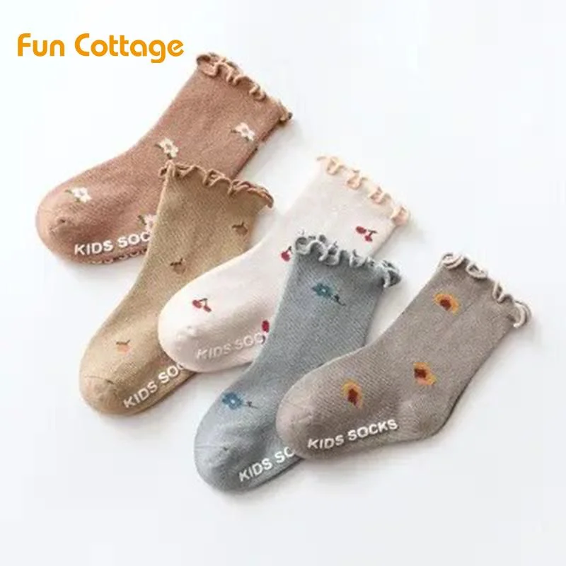 Newborn Baby Socks Novelty Organic Cotton Popular Stripe Hosiery Children Socks