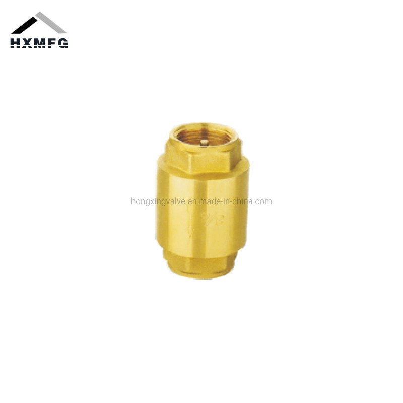 Brass Female Connector Metal Core Bottom Non-Return Valve