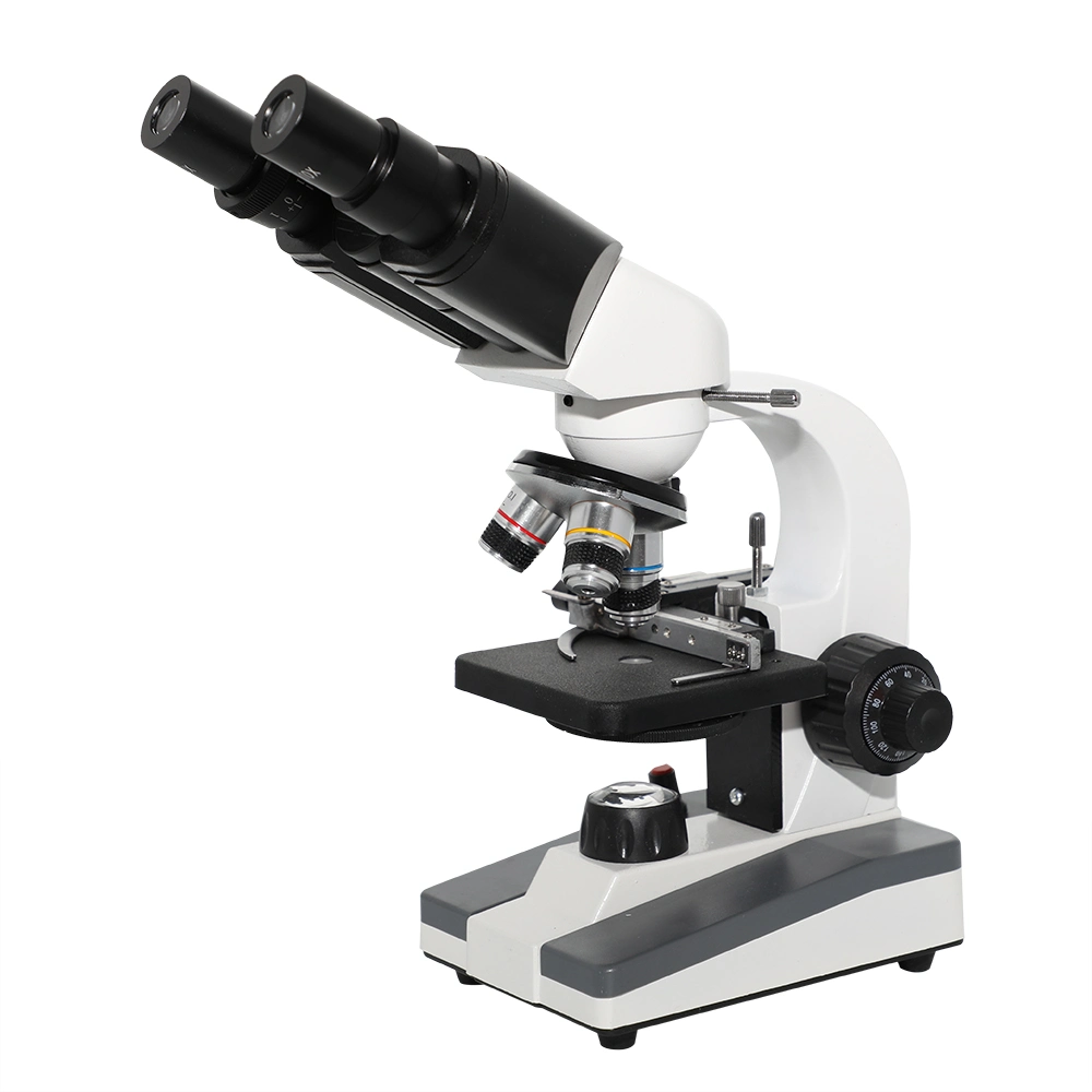 XP902 Binocular Biological Microscope 40-640X LED Light for Students Optical