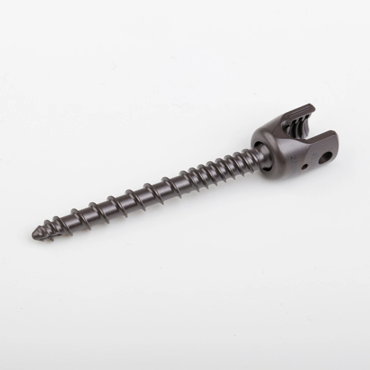 Titanium Implants Polyaxial Spine Pedicle Screw Low Profile Canesp