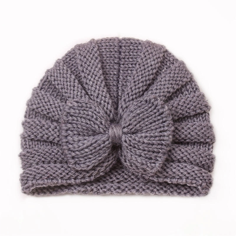 2023 Nouveau mode de gros Turbans Bébé Nourrisson filles Beanie Hat pépinière de l'Hôpital d'hiver Beanie Cap Bébé Turban Bow