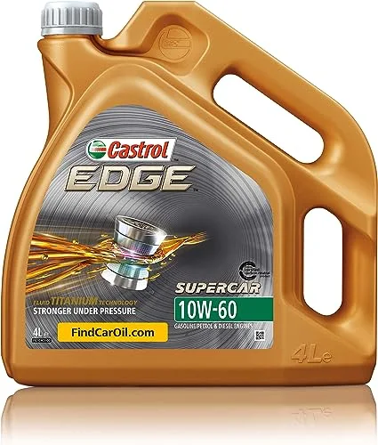 Castrol Edge 10W-60 4L Fluid Titanium - Stronger Under Pressure Engine Oil, Available in Best Price.