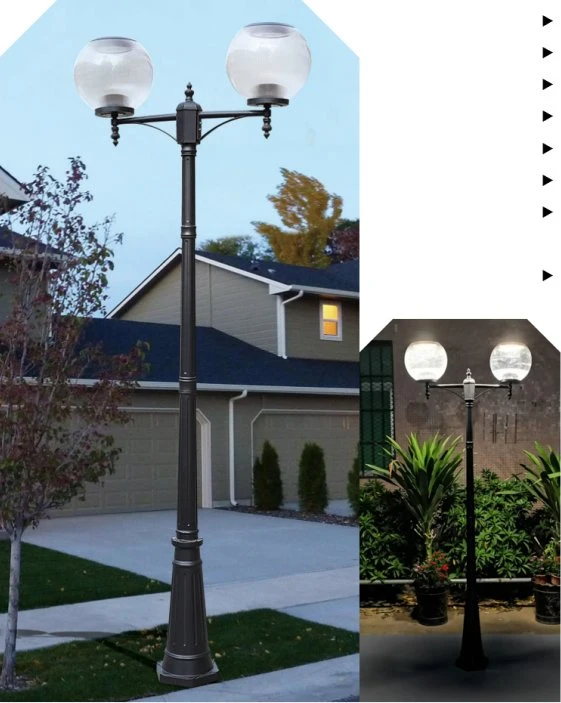 Outdoor Lighting ETL FCC RoHS Garden Light 60W 100W 150W Landscape LED Post Top Light