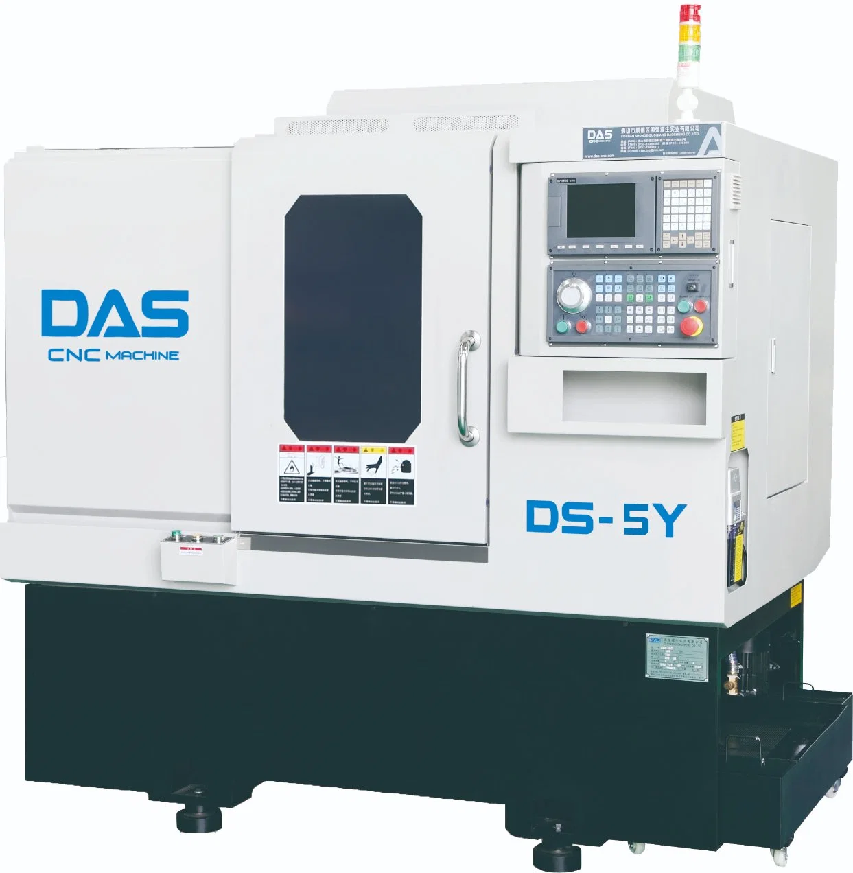 Ds Series 4 Axis Funtion Turning Bed with Slant Bed and Gang-Type