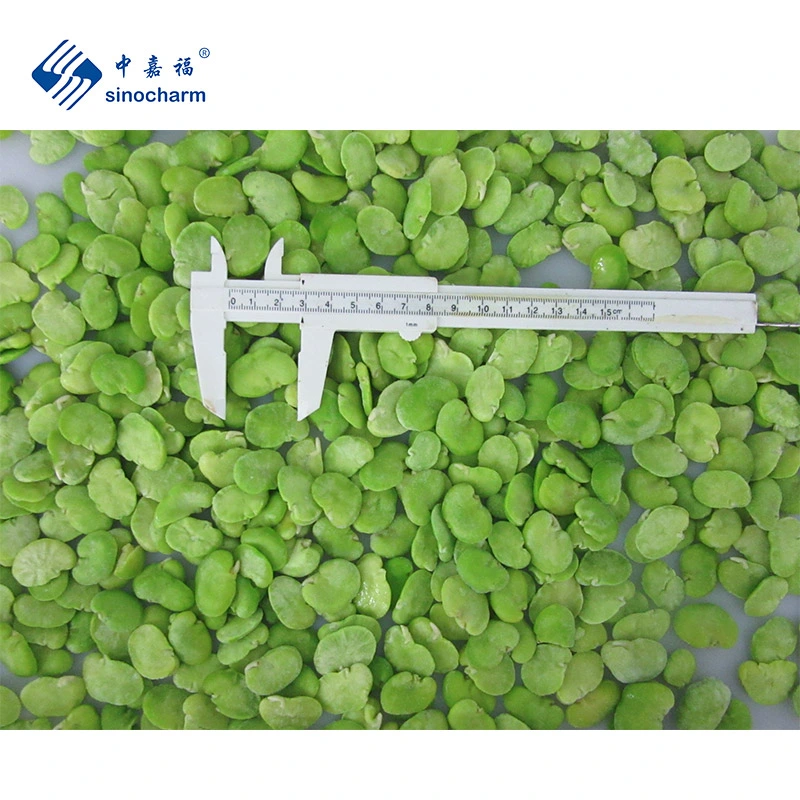 Frozen Fresh Vegetables Bulk Double Peeled Frozen Green Broad Beans From Sinocharm