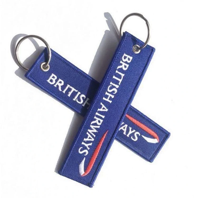 Promotional Gifts Personalized Custom Logo Embroidery Key Chain