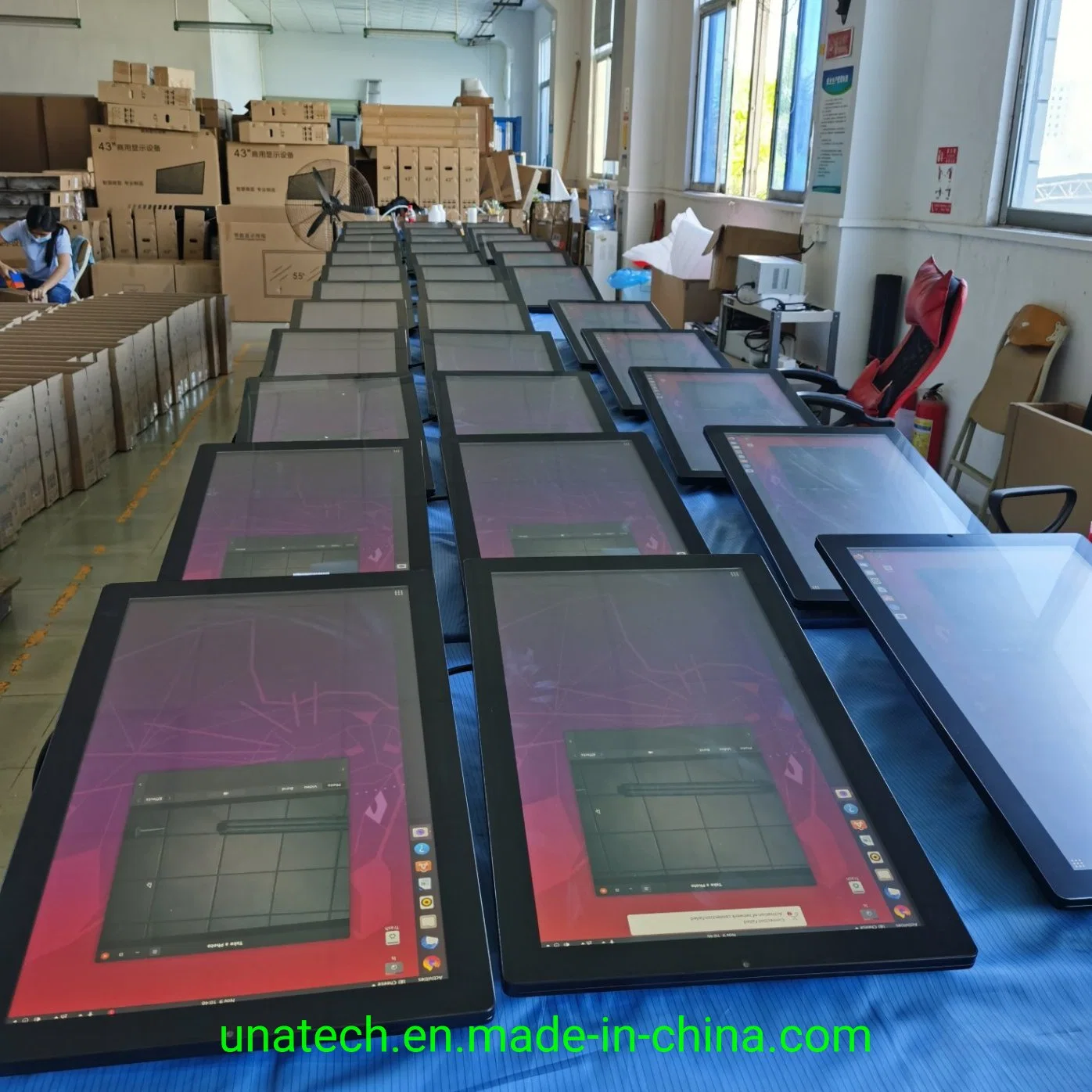 LCD Digital Touching Display Werbung Player Netzwerk Wi-Fi Signage