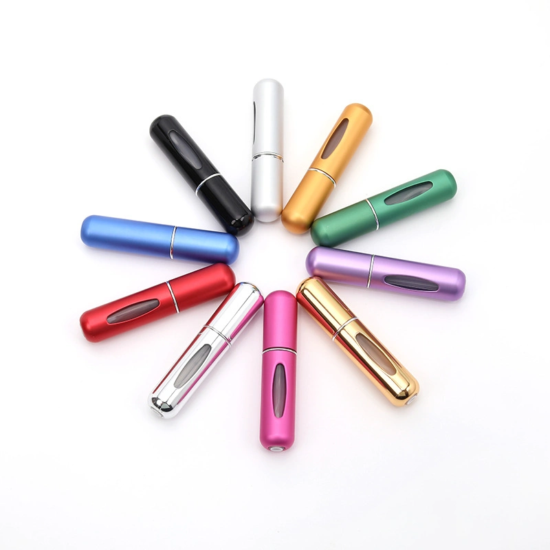 Mist Sprayer 5ml Mini Portable Refillable Replaceable Cosmetic Perfume Bottle Atomizer for Deodorant with Window