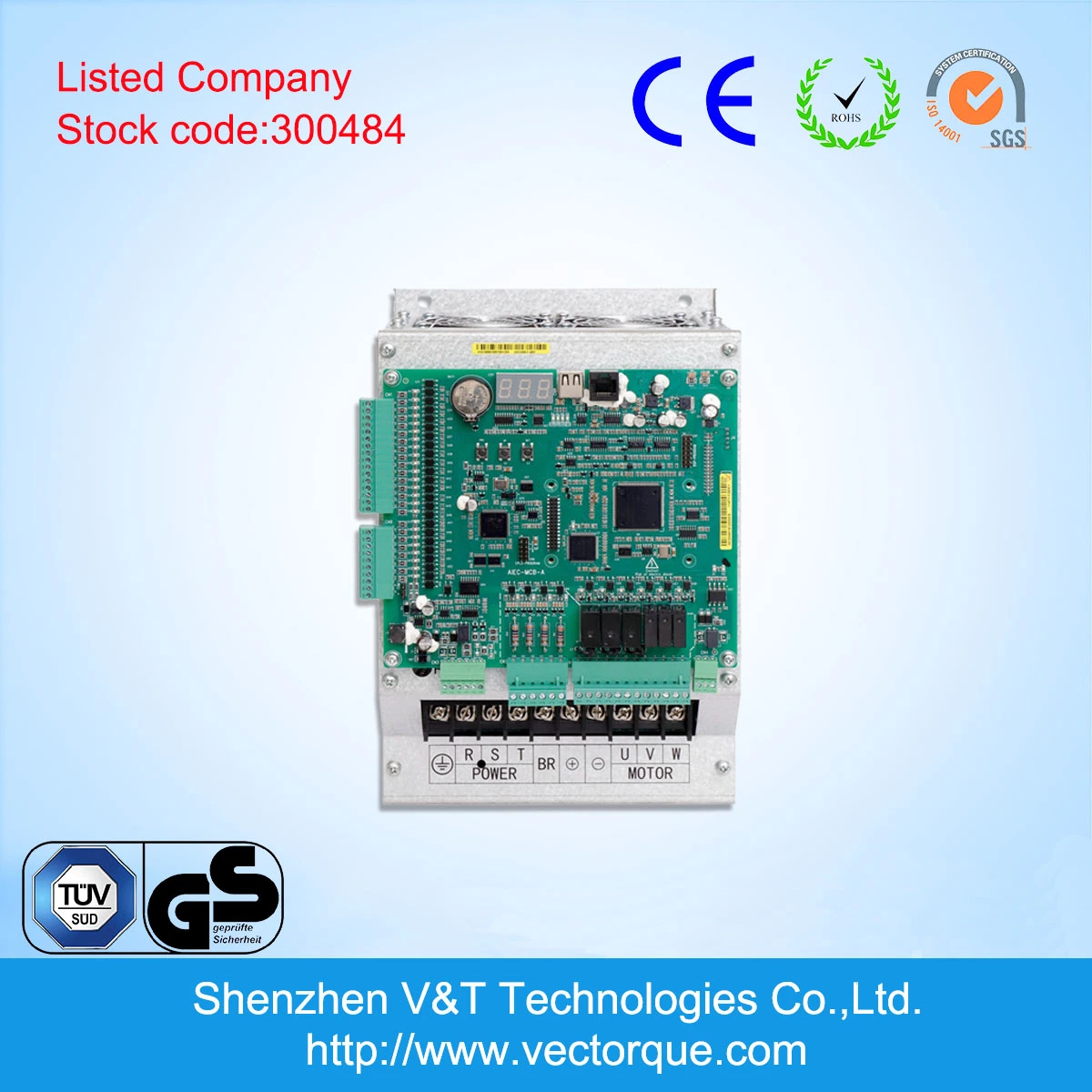 Electric Cabinet Elevator Inverter Can/Modbus RS485 Communication