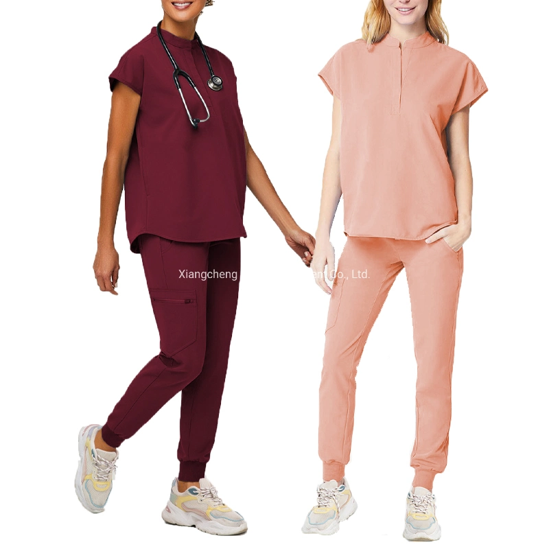 2022 Uniforme de enfermería de hospital de fábrica OEM Traje de médico de uniforme de personal de enfermería.