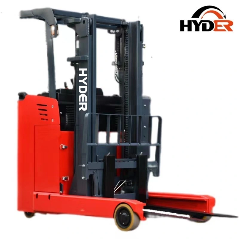 Warehouse Narrow Aisle Reach Forklift Stand Up1.5 Ton Electric Reach Truck with 7500mm Lifting