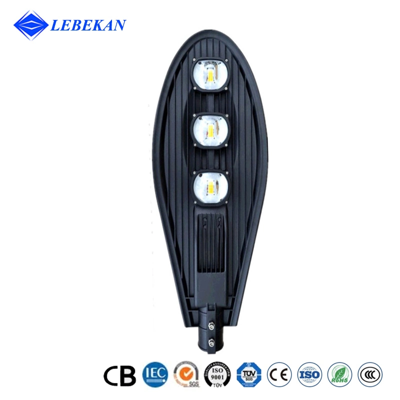 Outdoor AC100-305V LED IP66 luz de estrada 100W inundação comercial LED de 150 W Cobra Dusk para Dawn Street Barn Yard Light Iluminação pública de 200 W luminária