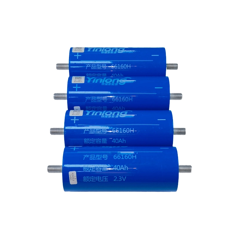 Yinlong 66160h 2,3V 30ah 33ah 40ah 45ah LTO litio cilíndrico Batería de titanato para Enery Storage batería LTO