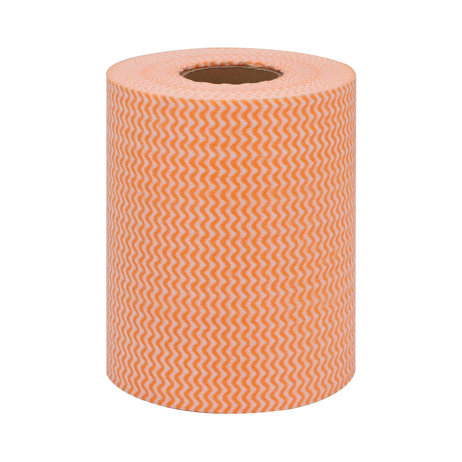 Pâte de bois polyester Laminateds Spunlace non tissé tissu, Wave Line matériaux pour le nettoyage de la cuisine, nettoyage de ménage, essuie-glace civil