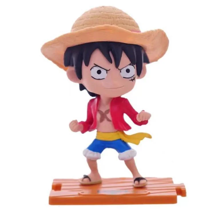 One Piece Stand Animation Model Play Toy Dolls Car Ornaments