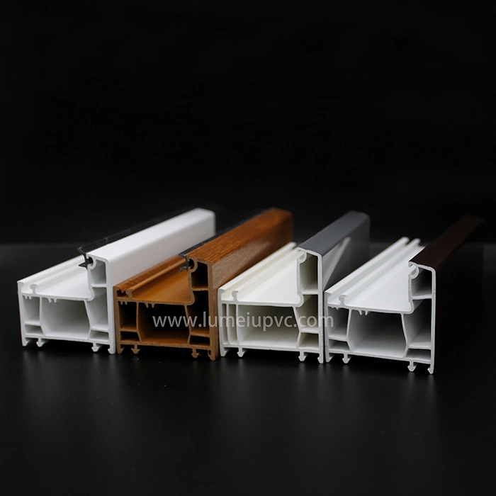 PVC Flat Open Window and Door of UPVC Profiles