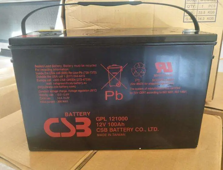 Csb Gp12650 Battery 12V 65ah Sealed Lead Acid Storage Battery