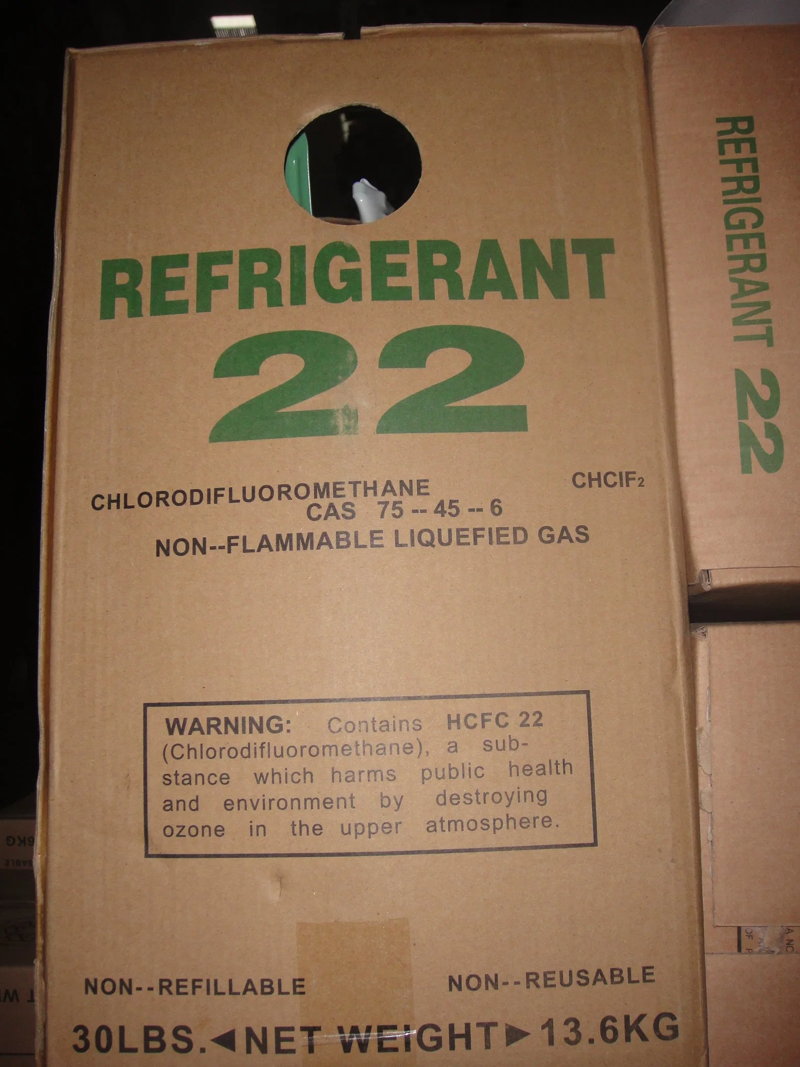 Auto Air Conditionning Refrigerant Gas Pure 100% R22