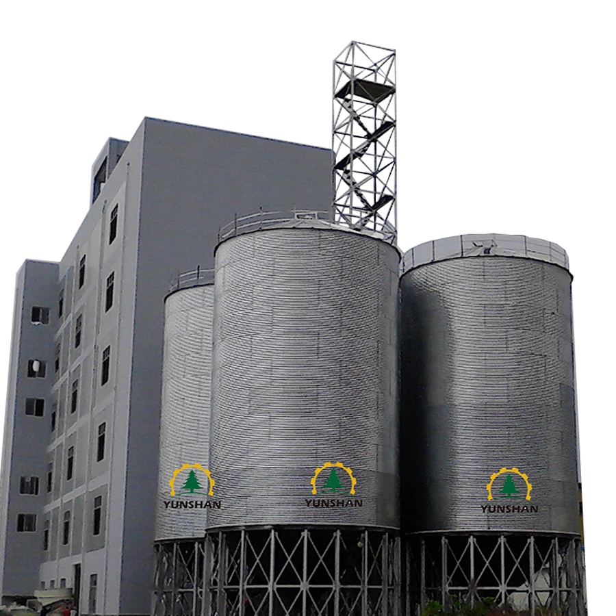 Galvanized Sheet Assembled Silos for Grain Storage with Manufacturers Sale